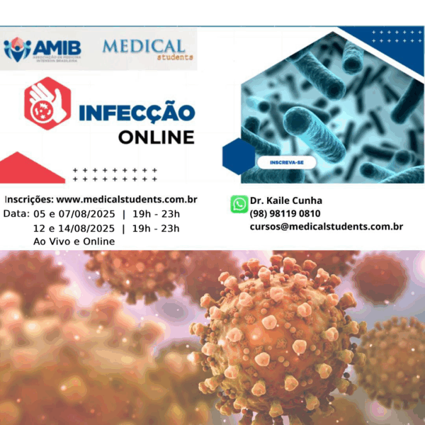 Curso Infecção da AMIB em Pacientes Críticos 05, 07, 12 e 14/08/2025